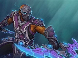 dota2海涛第一视角 救世敌法和独木火女